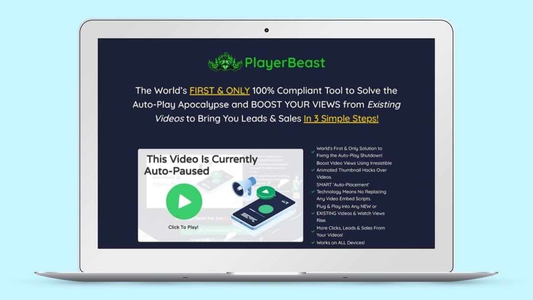 PlayerBeast Lifetime Deal | Animated Thumbnail Creator