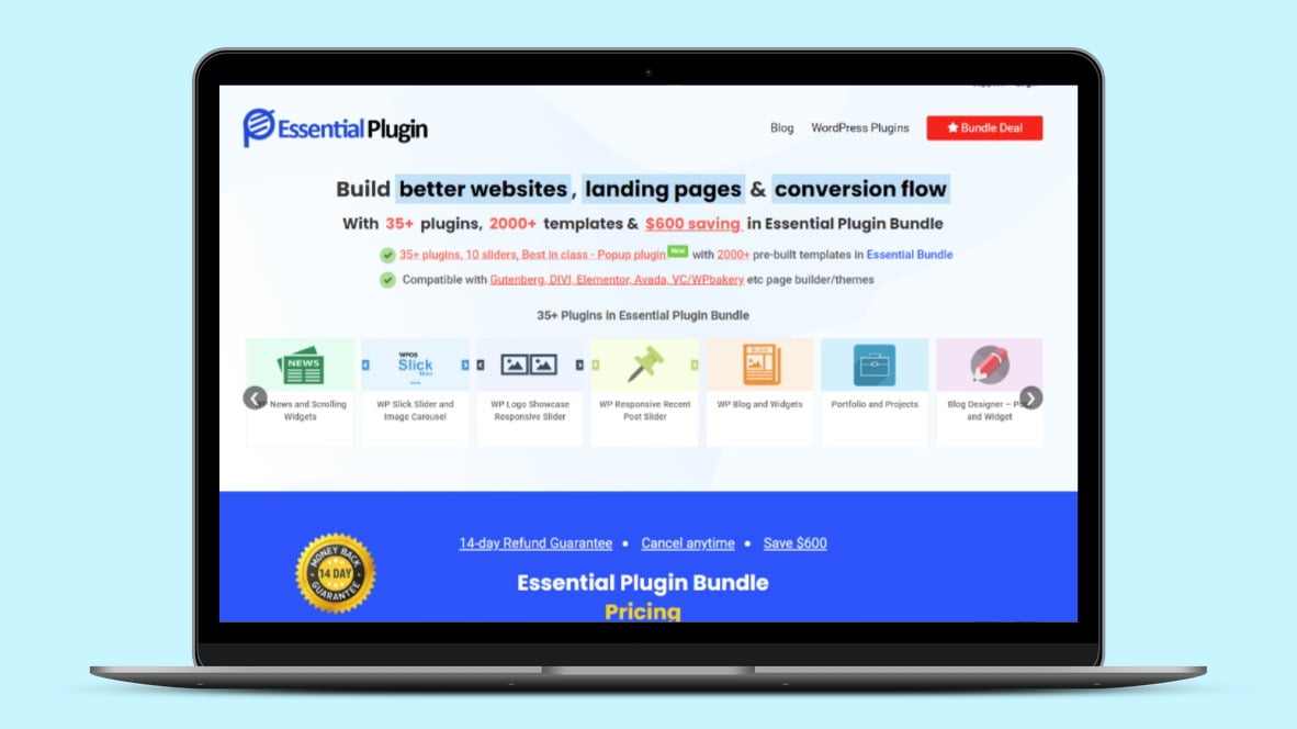 Essential Plugin Lifetime Deal | By WPOnlineSupport