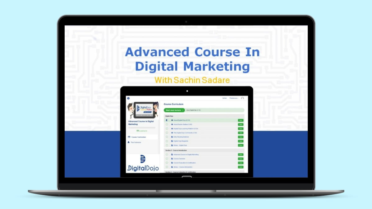 Digital Dojo’s Digital Marketing Course Lifetime Deal