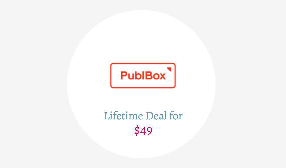 Publbox lifetime deal