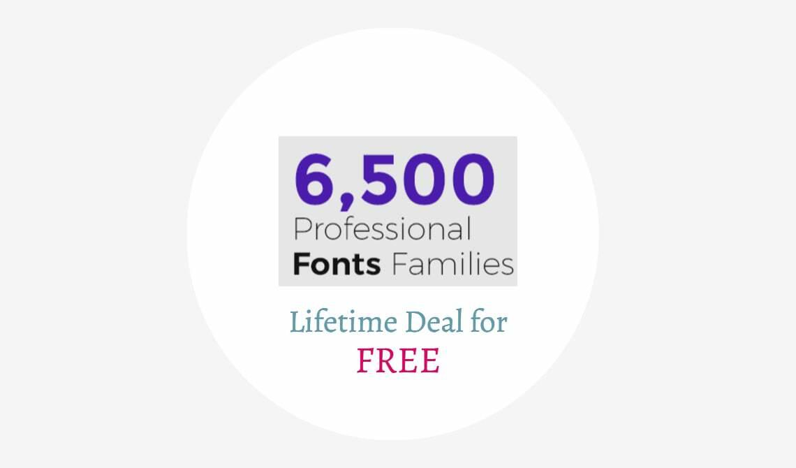 6500 font bundle lifetime deal
