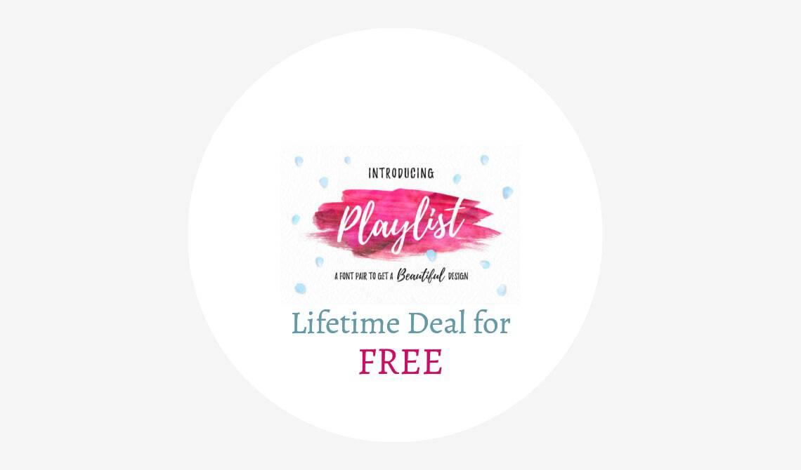 playlist font lifetime deal