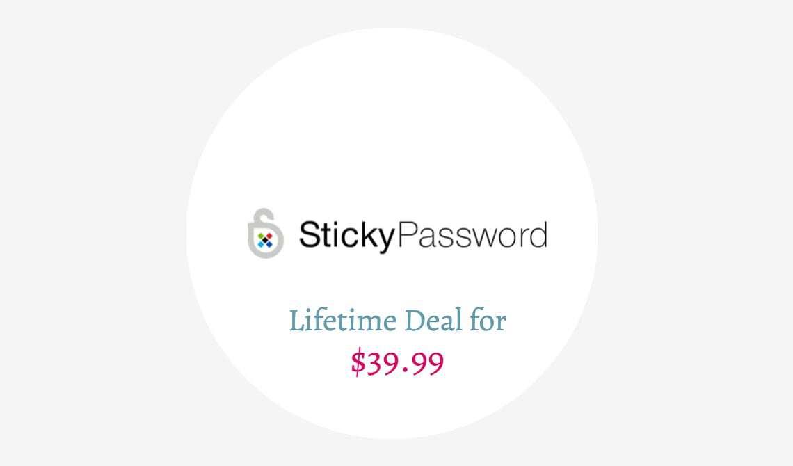 sticky password lifetime deal