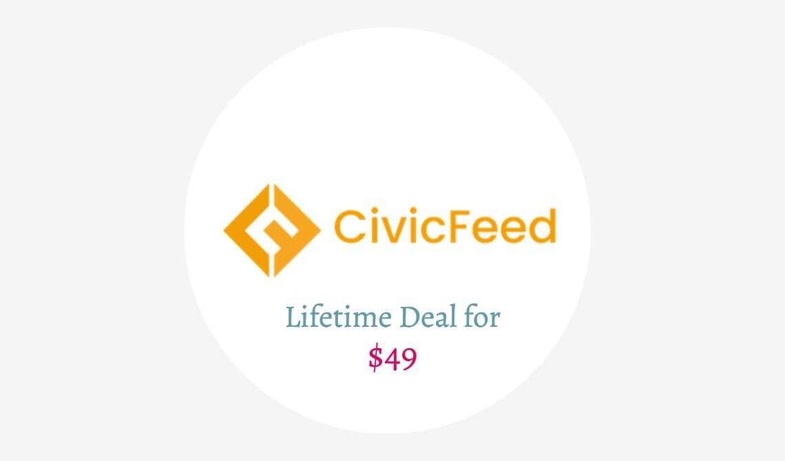 Civicfeed Lifetime Deal
