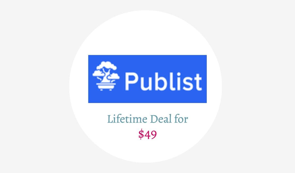 Publist lifetime Deal