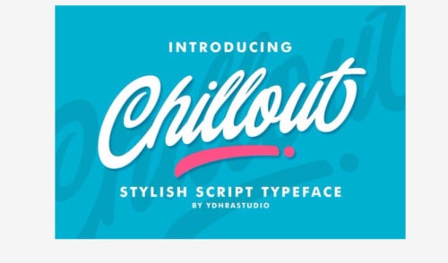 chillout typeface