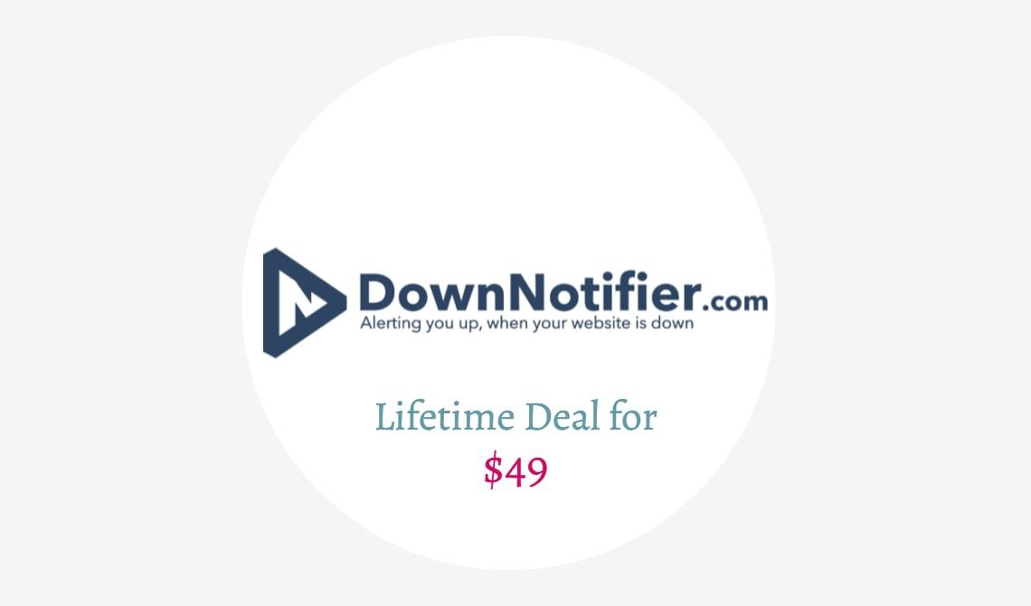 DownNotifier.com lifetime deal