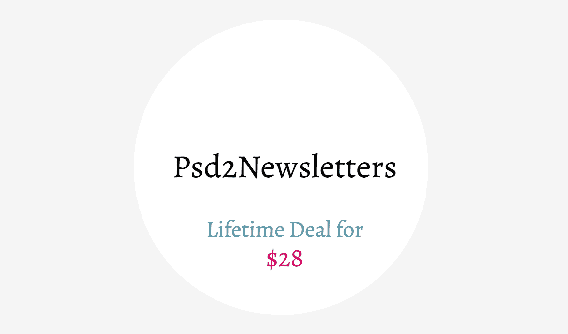 psd2newsletters lifetime deal