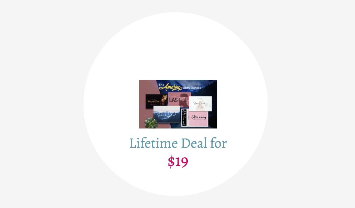 fonts lifetime deal