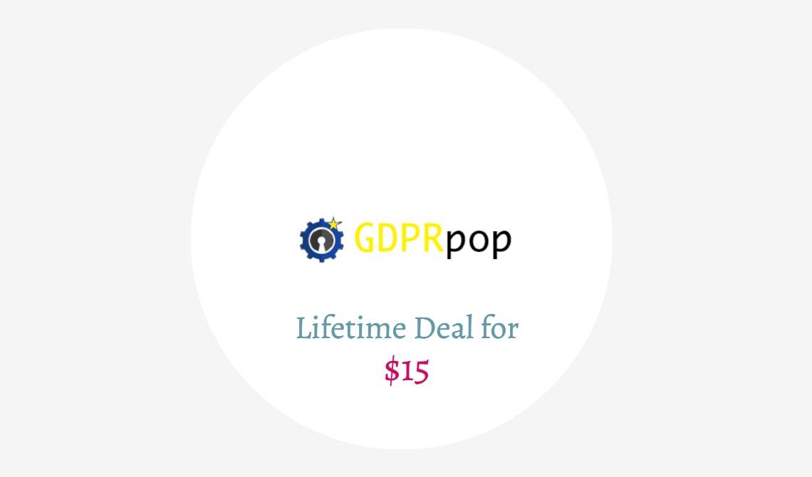 gdprpop lifetime deal