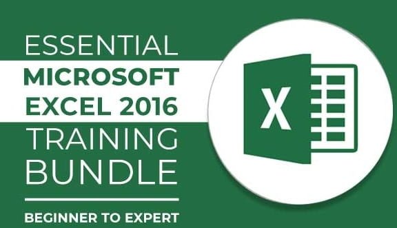 Essential Microsoft Excel 2016 Training Bundle Deal