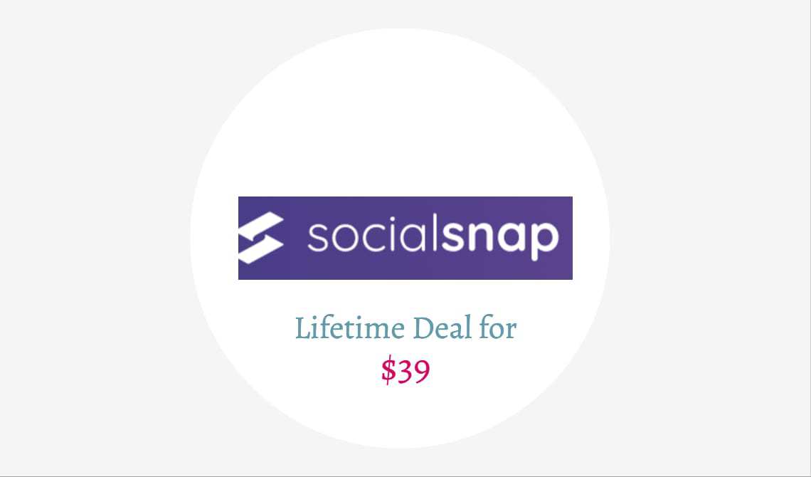 social snap lifetime deal