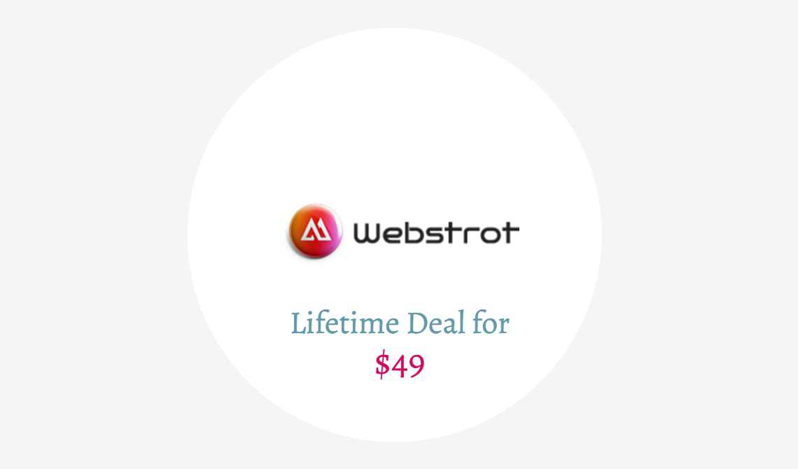 webstrot lifetime deal