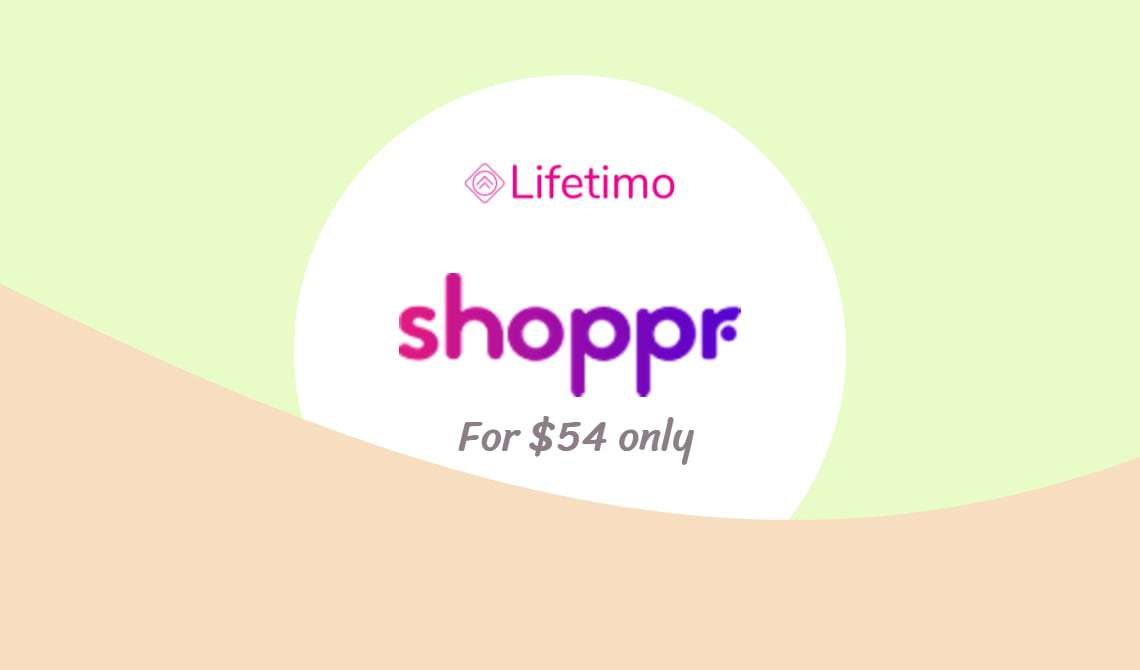 shoppr lifetime deal