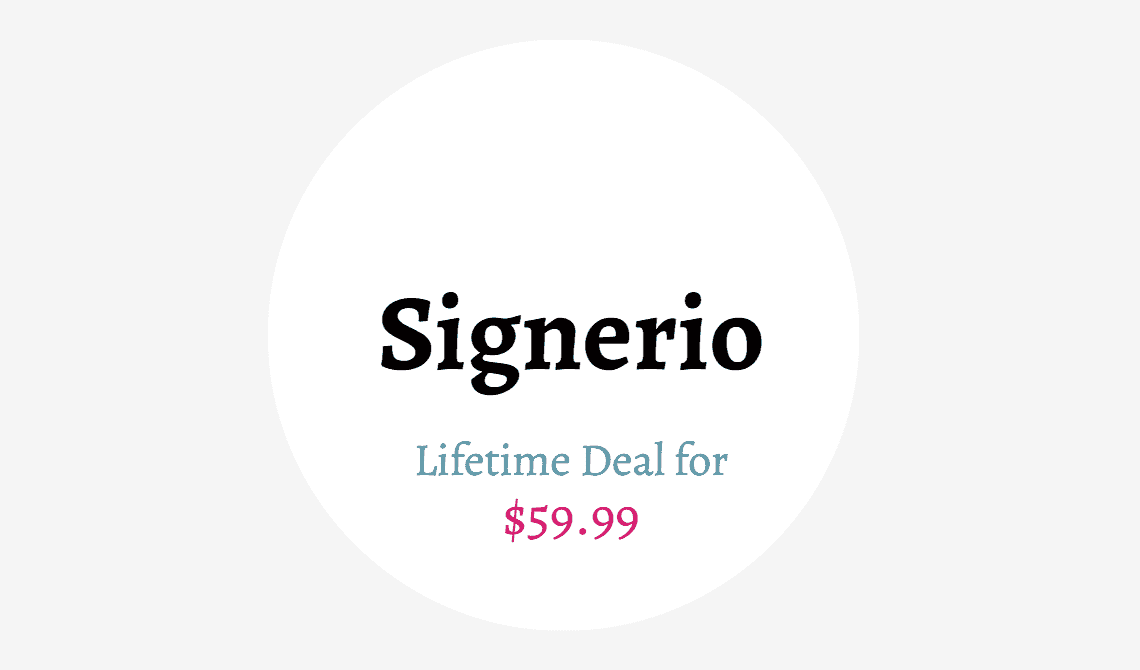 signerio lifetime deal