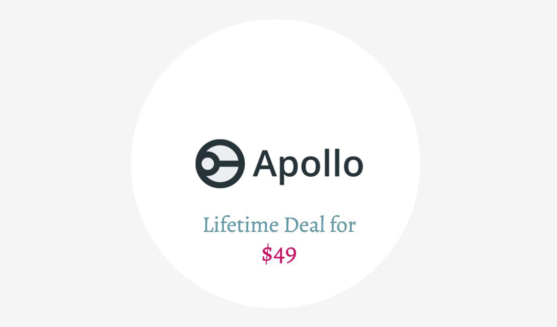 apollo lifetime deal