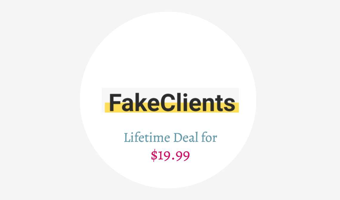 fakeclient lifetime deal