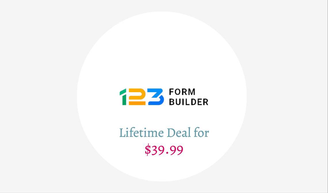 123formbuilder lifetime deal