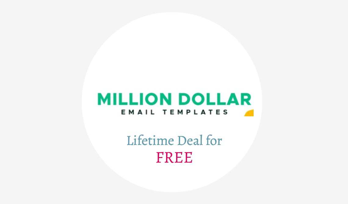Million Dollar Email Templates Lifetime Free Bundle