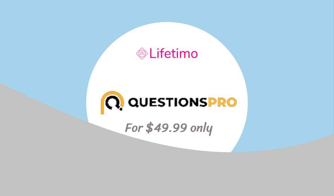 questionspro lifetime deal