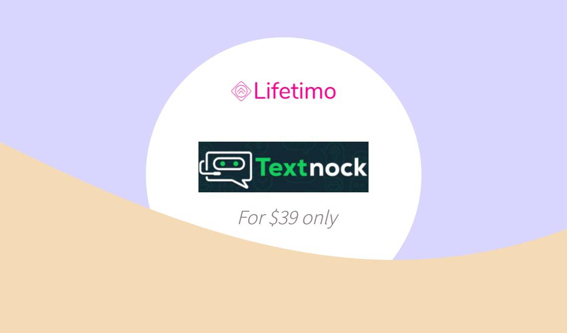 textnock lifetime deal