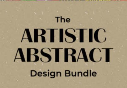 artistic abstract design bundle