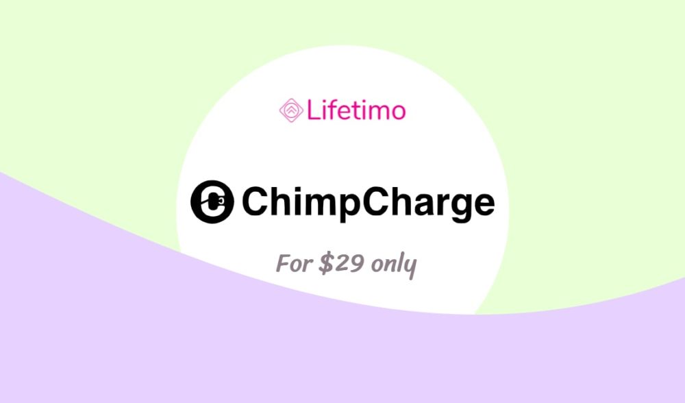 chimpcharge lifetime deal