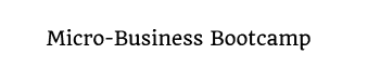 Micro-Business Bootcamp Logo