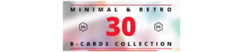 30 Minimal & Retro Business Card Designs Collection Logo