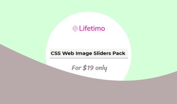 CSS Web Image Sliders Pack Lifetime Deal