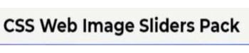 CSS Web Image Sliders Pack Logo