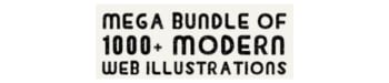 The Mega Lifetime Bundle Of 1000+ Modern Web Illustrations