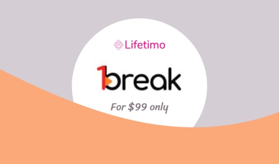1break Lifetime Deal