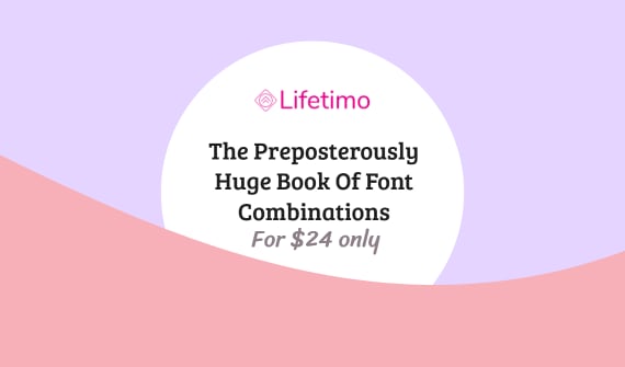 The Preposterously Huge Book Of Font Combinations Lifetime Deal