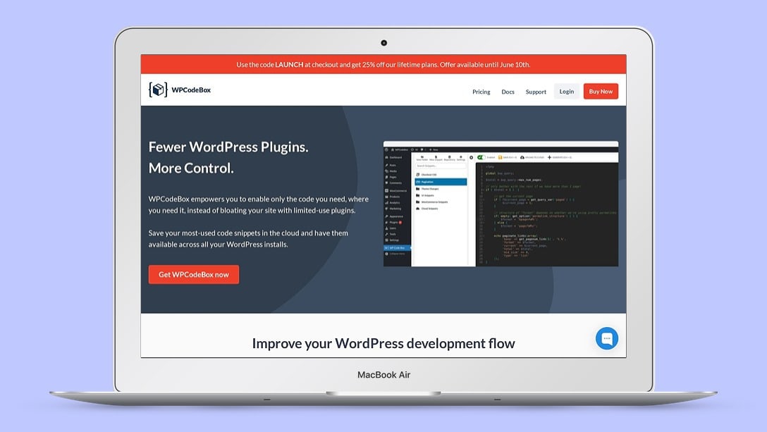 WPCodeBox 2.0 Annual Deal ⚡️ Manage Code Snippets Effortlessly