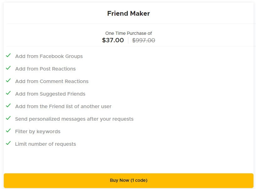Friend Maker Lifetime Deal