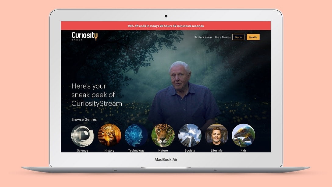CuriosityStream Lifetime Deal | Unlimited Access to Award-Winning &  Exclusives Documentaries