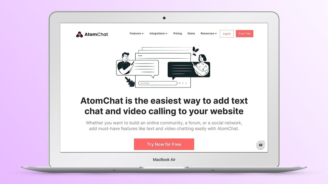 Atomchat feature image