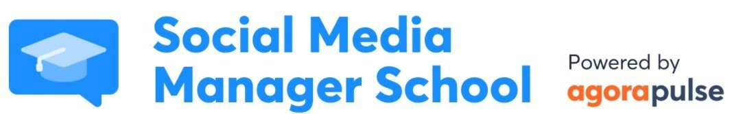 social media manager school logo