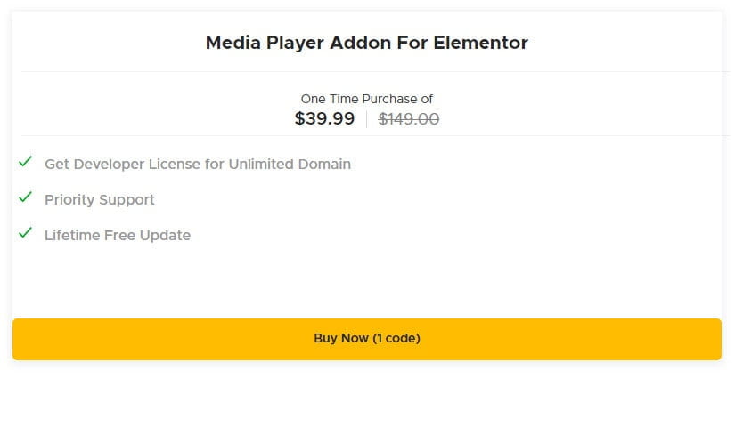 Media Player Addon For Elementor Ss