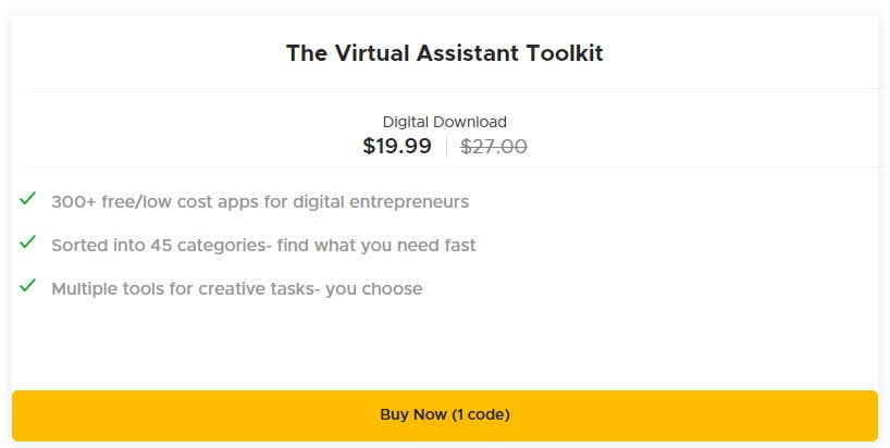 Virtual Assistant Toolkit Digital Download