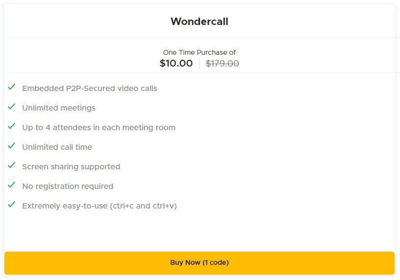 Wondercall Lifetime Deal