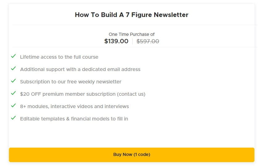 Build A 7 Figure Newsletter Ss
