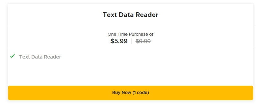 Text Data Reader Ss