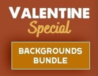 100 Valentine Backgrounds Bundle Deal
