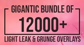 12000+ Light Leak & Grunge Overlays Bundle Deal