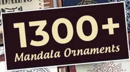 1300+ Mandala Ornaments Bundle Deal