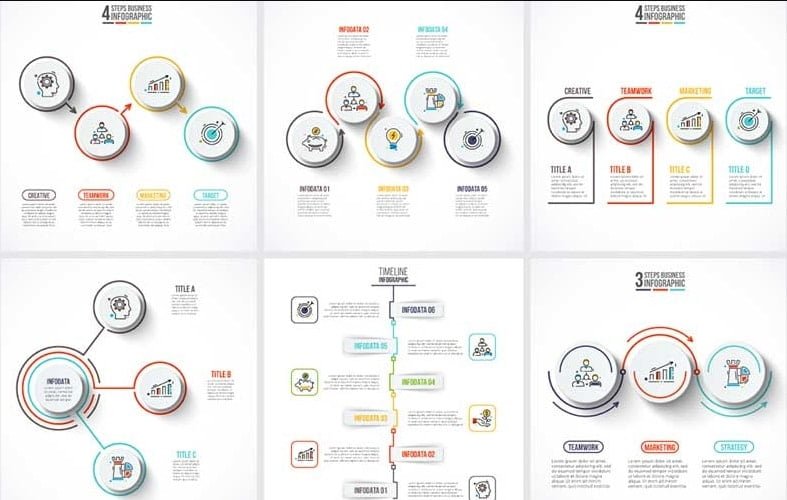 1500 Animated Infographics & Illustrations Bundle Deal