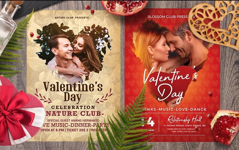 25 Valentine’s Day Special Business Flyer Designs Bundle Deal