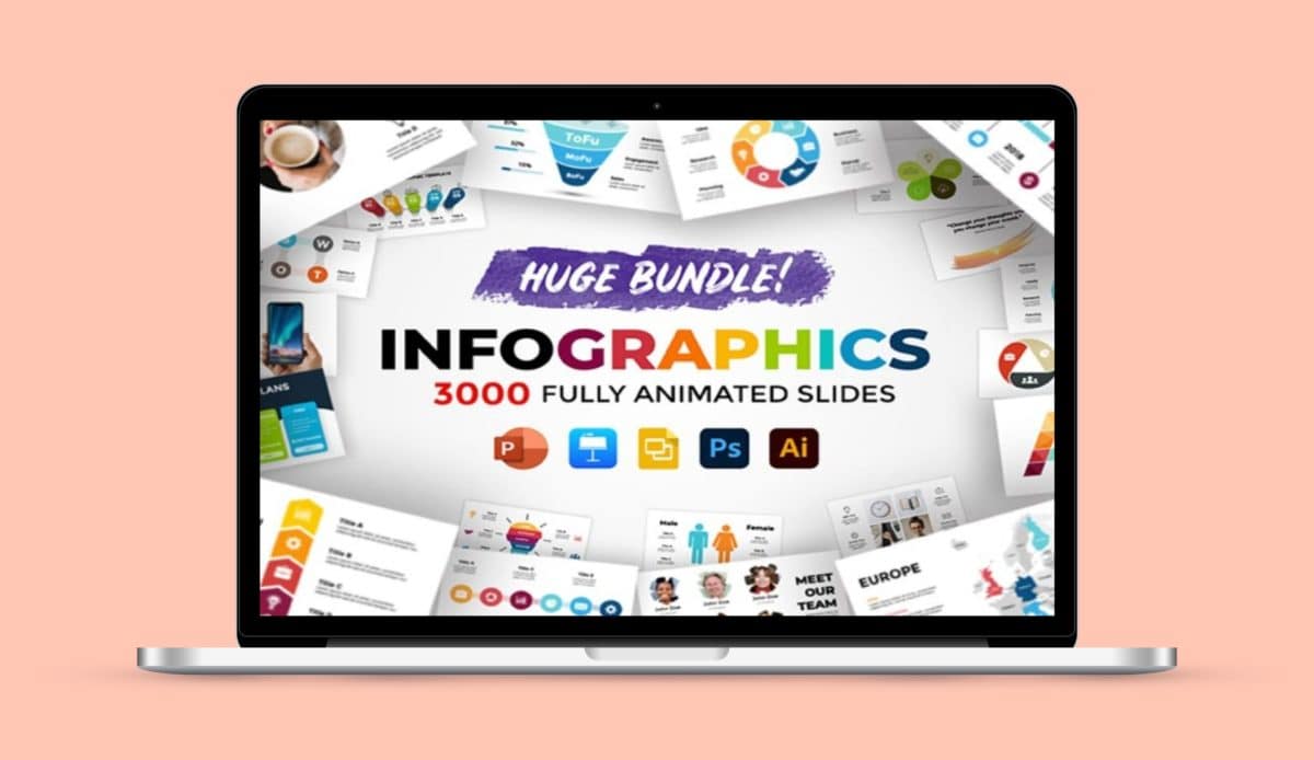 3000 Infographic Templates & Mockups Bundle Deal